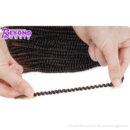 Ombre Nubian Spring Twist Hairstyles Crochet Braids Soft Synthetic Jamaican Bounce Twist Braiding Crochet Hair Extensions Bulk